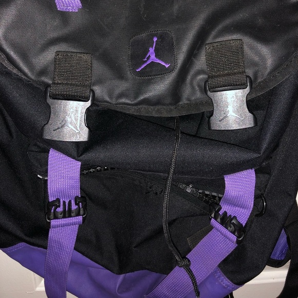 purple jordan backpack